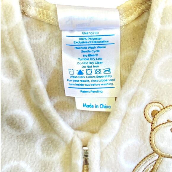 HALO SleepSack 0-6 Months Small Fleece Wearable Blanket Swaddle Neutral Unisex - Picture 4 of 7
